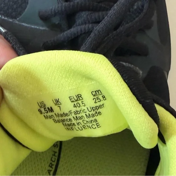 Brand new”RYKA influence”sneakers for women.Size-9,5,color-black/lemon/white.🖤💚🤍 - Picture 10 of 12